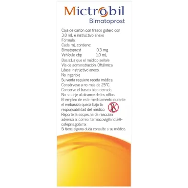Mictrobil 0.3 mg/mL Ophthalmic Solution – 3 mL Bottle (Generic for Latisse®) | CMC Pharmacy Cabo Delivery in Cabo Best Pharmacy Near Me Cabo San Lucas