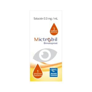Mictrobil 0.3 mg/mL Ophthalmic Solution - 3 mL Bottle (Generic for Latisse®) available at CMC Pharmacy in Cabo San Lucas - order online with fast prescription and pharmacy delivery in Los Cabos, Mexico