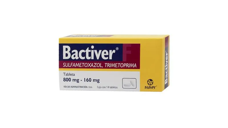 Bactiver Sulfamethoxazole / Trimethoprim 800/160 mg Tablets – 14 Count (Generic Bactrim®) | CMC Pharmacy Cabo Delivery in Cabo Bactiver Sulfamethoxazole / Trimethoprim 800/160 mg Tablets - 14 Count (Generic Bactrim®) available at CMC Pharmacy in Cabo San Lucas - order online with fast prescription and pharmacy delivery in Los Cabos, Mexico