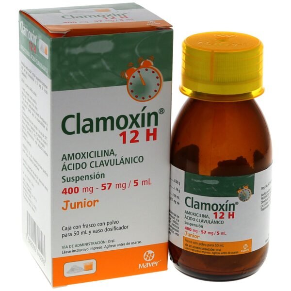 Amoxicillin and Clavulanate Potassium 400 mg / 57 mg – Oral Suspension for Children (Generic Augmentin®)