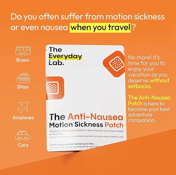 Natural Motion Sickness Patch – 72-Hour Anti-Nausea Relief | Everyday Lab | CMC Pharmacy Cabo Delivery in Cabo 71fedh2smkl Ac Sx679 Cabo San Lucas