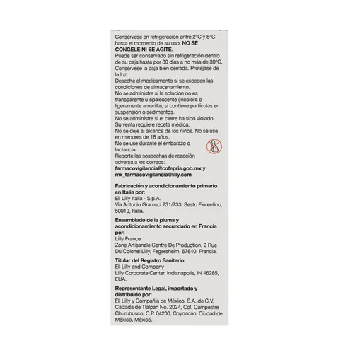 Mounjaro Kwikpen 5Mg/0.6Ml 3 ml | CMC Pharmacy Cabo Delivery in Cabo 7501082243727 5 Cabo San Lucas