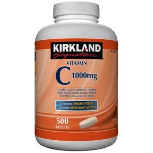 Kirkland Vitamin C 1000mg 500 Tablets - CMC Pharmacy Cabo