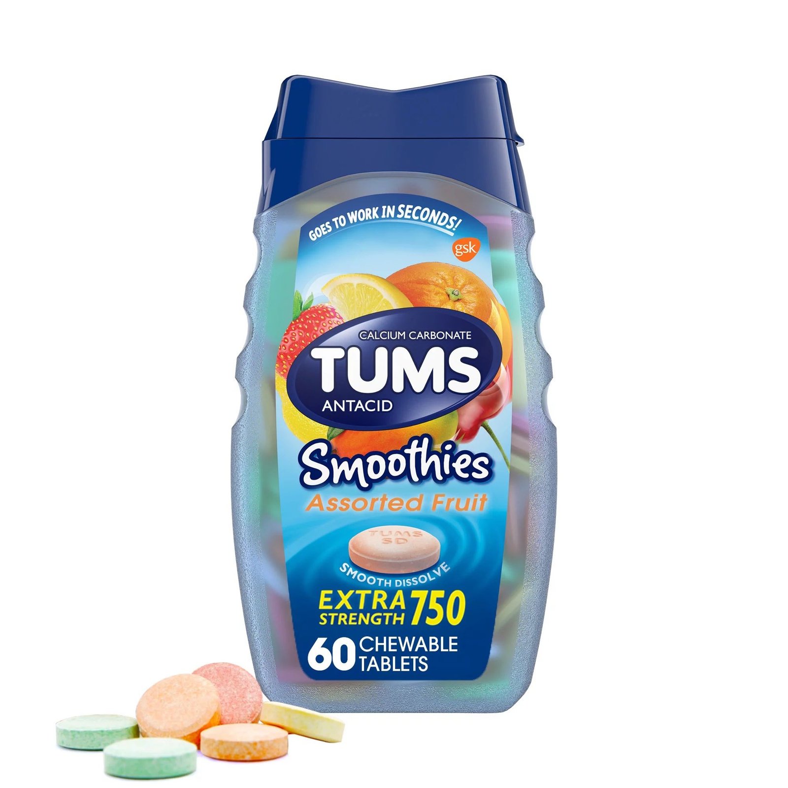 Tums Extra Strength 750mg — 96 Tablets | CMC Pharmacy Cabo Delivery in Cabo Tums Extra Strength 750mg - CMC Pharmacy Cabo delivery