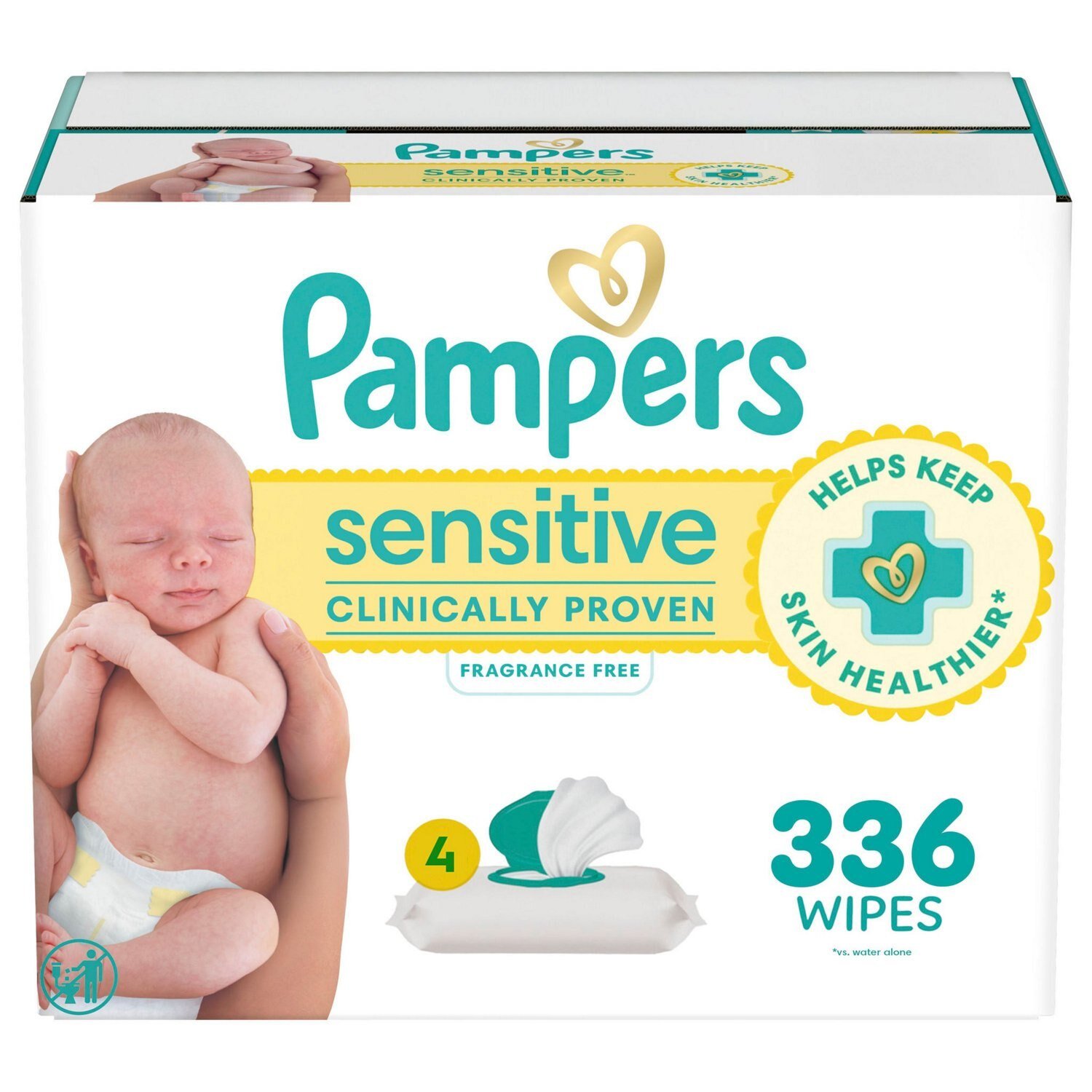 Pampers Sensitive Baby Wipes — 336 ct | CMC Pharmacy Cabo Delivery in Cabo Pampers Sensitive Baby Wipes 336 ct - CMC Pharmacy Cabo