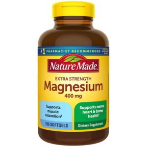 Nature Made Magnesium 400mg 180 Softgels - CMC Pharmacy Cabo