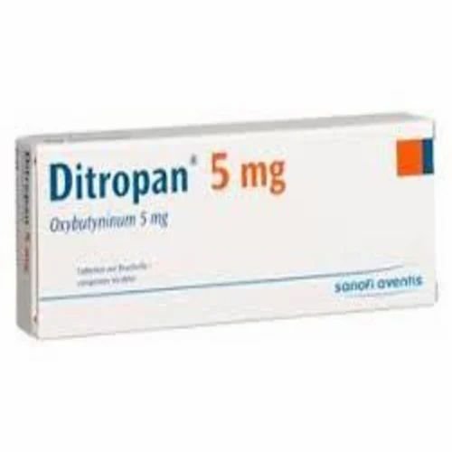 Oxybutynin 5mg — 30 Tablets (Generic for Ditropan®) | CMC Pharmacy Cabo Delivery in Cabo Oxybutynin 5mg — 30 Tablets (Generic for Ditropan®) - CMC Pharmacy Cabo delivery