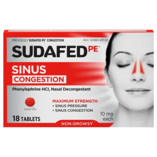 Sudafed PE 10mg — 36 Tablets | CMC Pharmacy Cabo Delivery in Cabo Sudafed PE 10mg - CMC Pharmacy Cabo delivery