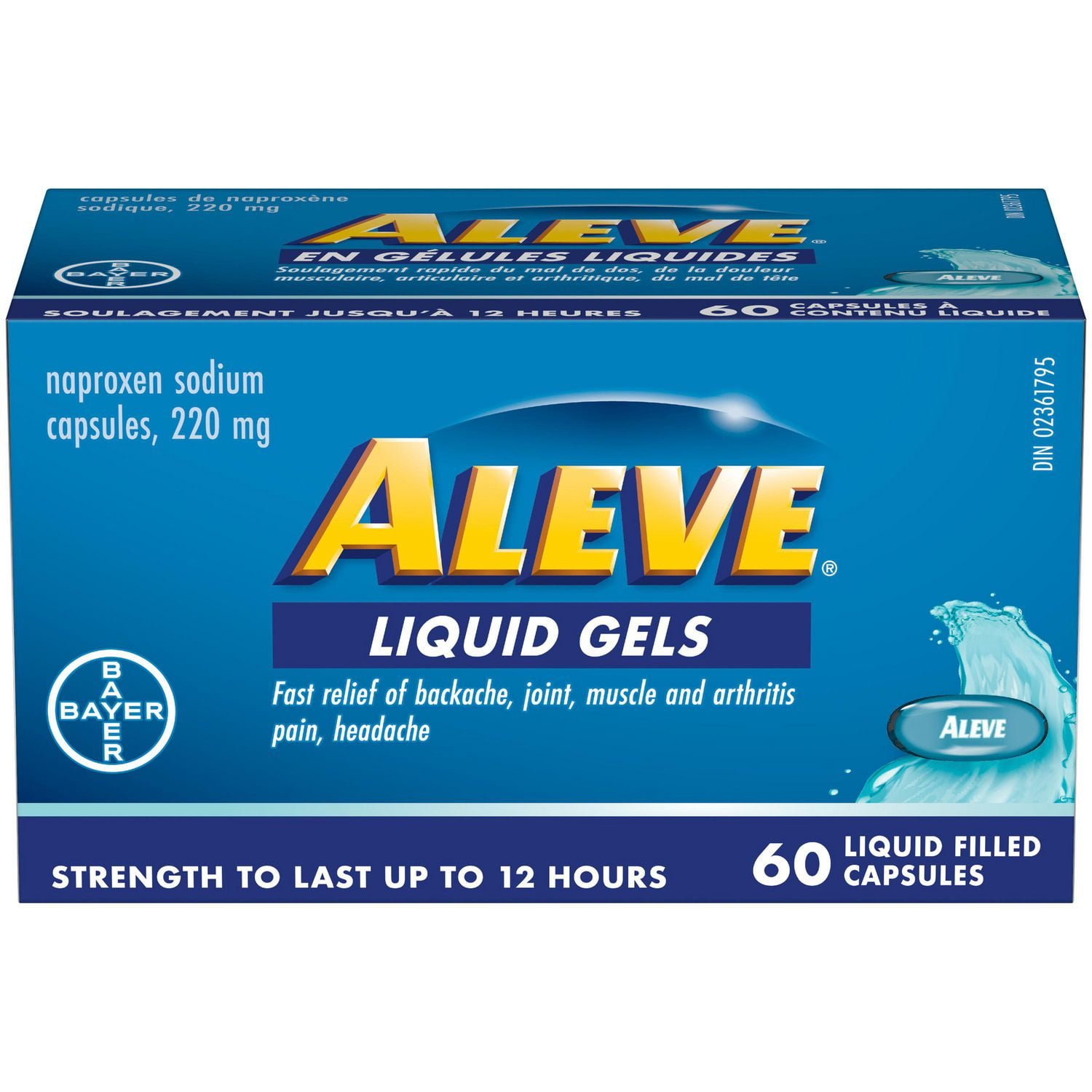Aleve Liquid Gels Naproxen 220mg — 40 Gels | CMC Pharmacy Cabo Delivery in Cabo Aleve Liquid Gels Naproxen 220mg 40 Gels - CMC Pharmacy Cabo