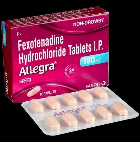 Fexofenadine 180mg — 30 Tablets (Generic for Allegra®) | CMC Pharmacy Cabo Delivery in Cabo Fexofenadine 180mg - CMC Pharmacy Cabo delivery