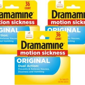 Dramamine Original Formula 50mg 36 Tablets - CMC Pharmacy Cabo