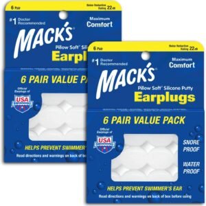 Mack's Pillow Soft Silicone Earplugs 6 Pairs - CMC Pharmacy Cabo