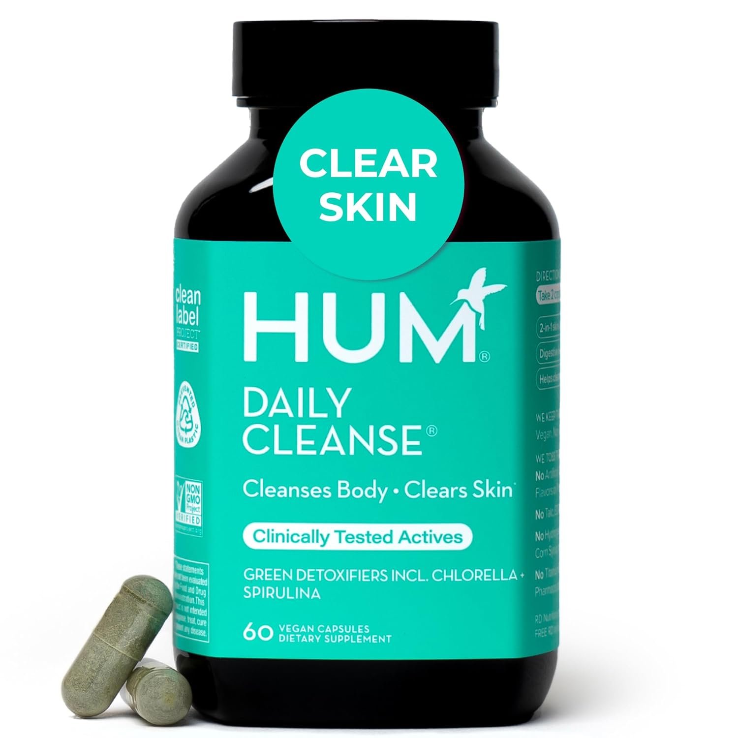Hum Daily Cleanse — 60 Capsules | CMC Pharmacy Cabo Delivery in Cabo Hum Daily Cleanse 60 Capsules - CMC Pharmacy Cabo