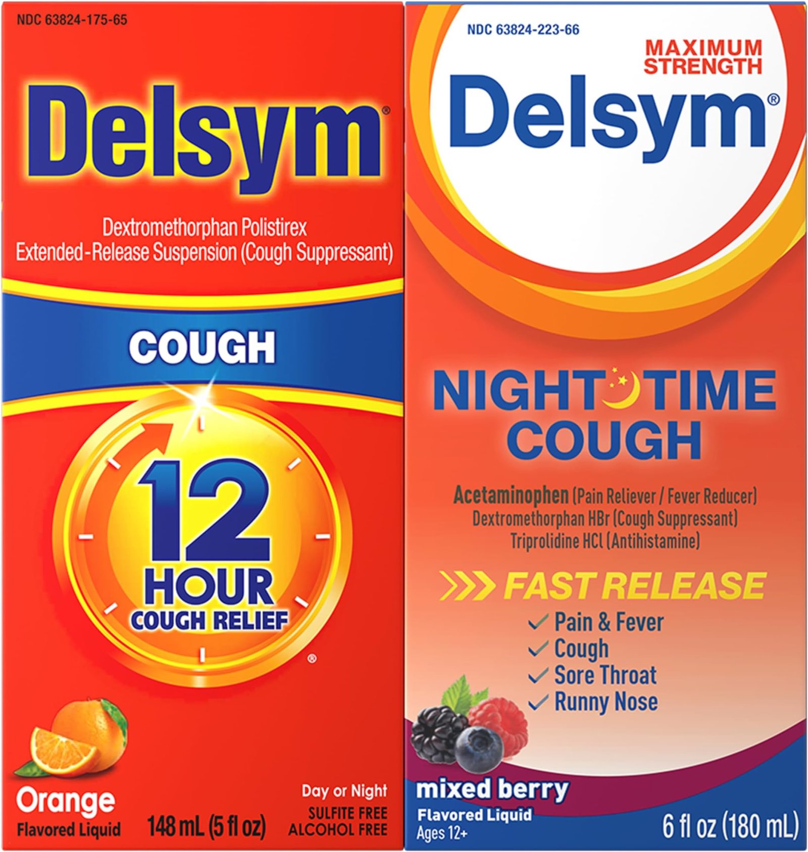 Delsym 12-Hour Cough Suppressant — 89ml Cherry | CMC Pharmacy Cabo Delivery in Cabo Delsym 12-Hour Cough Suppressant 89ml Cherry - CMC Pharmacy Cabo
