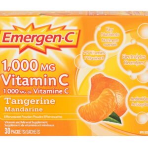 Emergen-C 1000mg Vitamin C 30 Packets Tangerine - CMC Pharmacy Cabo