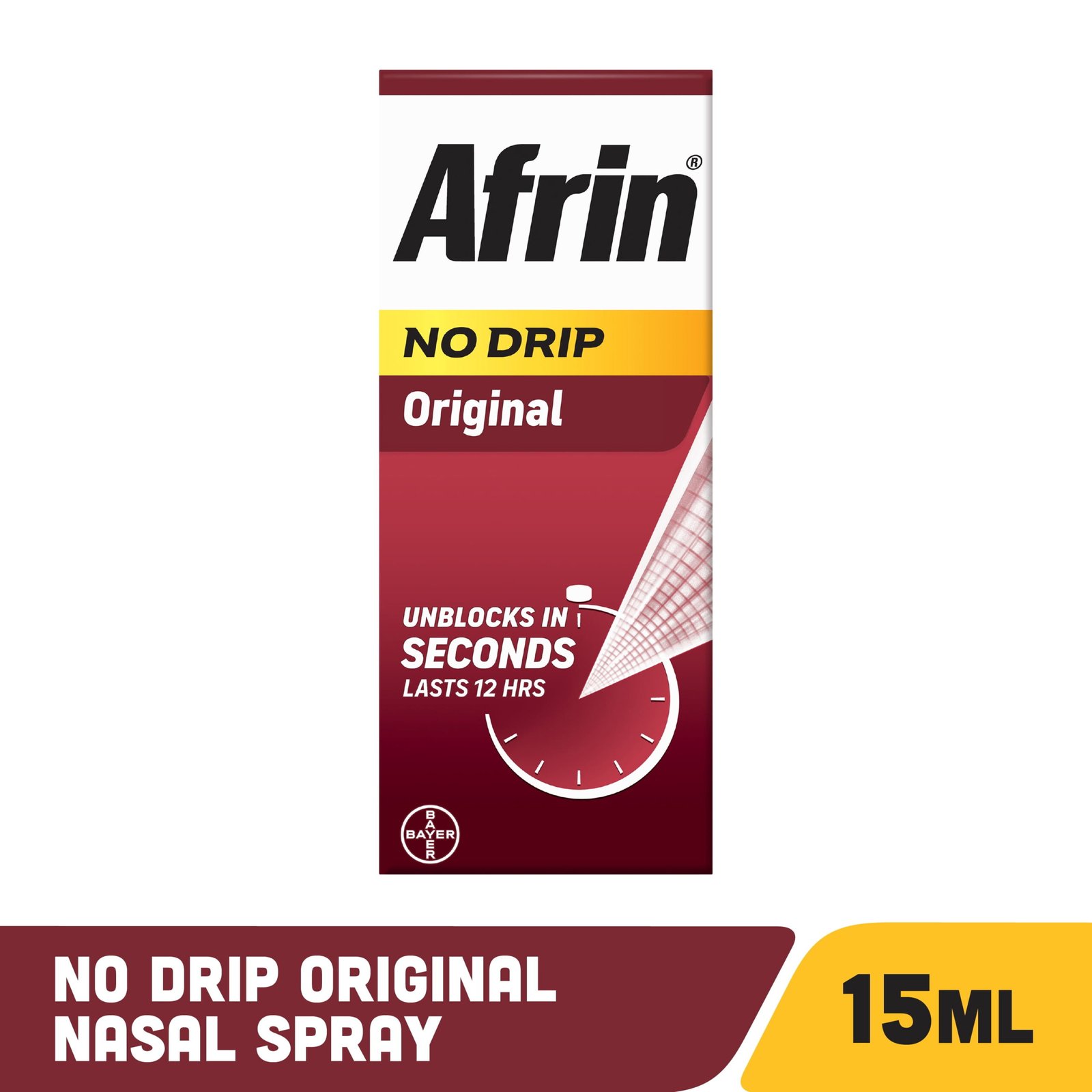 Afrin No-Drip Original Nasal Spray — 15ml | CMC Pharmacy Cabo Delivery in Cabo Afrin No-Drip Original Nasal Spray 15ml - CMC Pharmacy Cabo