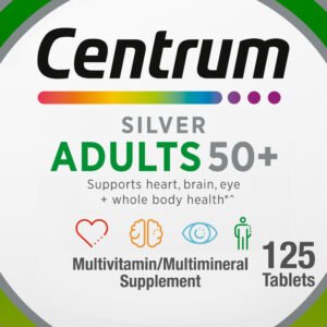 Centrum Silver Adults 50+ 125 Tablets - CMC Pharmacy Cabo