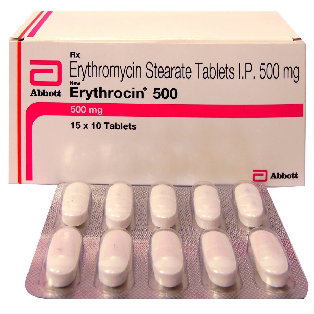 Erythromycin 500mg — 20 Tablets | CMC Pharmacy Cabo Delivery in Cabo Erythromycin 500mg - CMC Pharmacy Cabo delivery