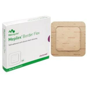 Mepilex Border Foam Dressing 4" x 4" 5 ct - CMC Pharmacy Cabo
