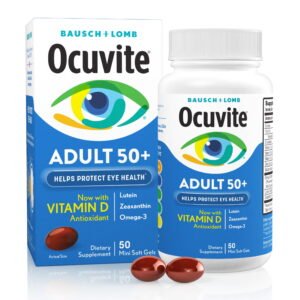 Bausch + Lomb Ocuvite Adult 50+ 50 Softgels - CMC Pharmacy Cabo