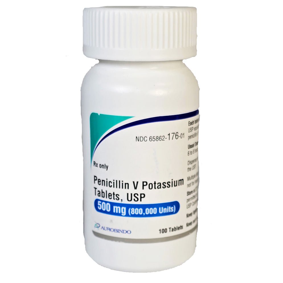 Penicillin V 500mg — 28 Tablets | CMC Pharmacy Cabo Delivery in Cabo Penicillin V 500mg - CMC Pharmacy Cabo delivery