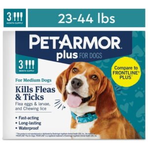PetArmor Plus Flea & Tick for Dogs 23-44lbs 3 ct - CMC Pharmacy Cabo