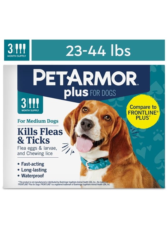 PetArmor Plus Flea & Tick for Dogs 23-44lbs — 3 ct | CMC Pharmacy Cabo Delivery in Cabo PetArmor Plus Flea & Tick for Dogs 23-44lbs 3 ct - CMC Pharmacy Cabo