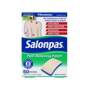 Salonpas Pain Relief Patch 60 Patches Large - CMC Pharmacy Cabo