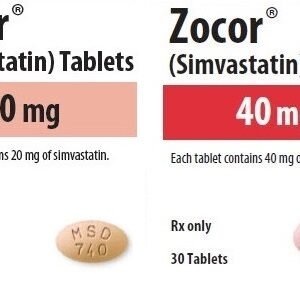 Simvastatin 40mg 30 Tablets (Generic for Zocor®) - CMC Pharmacy Cabo