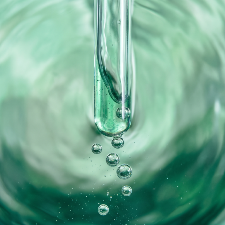 Detox & Reset IV drip — mint green liquid macro — CMC Pharmacy Cabo