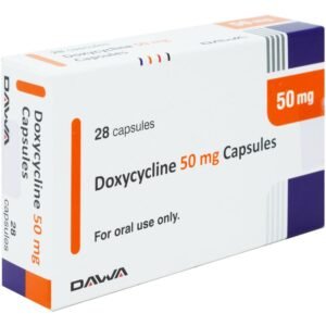 Doxycycline 50mg — 30 Capsules (Acne dose, Generic for Oracea®) - CMC Pharmacy Cabo delivery