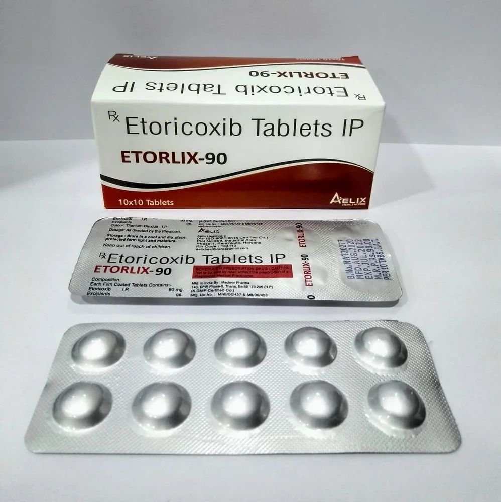 Etoricoxib 90mg — 14 Tablets (Generic for Arcoxia®) | CMC Pharmacy Cabo Delivery in Cabo Etoricoxib 90mg — 14 Tablets (Generic for Arcoxia®) - CMC Pharmacy Cabo delivery