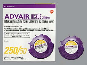 Salmeterol + Fluticasone 25/250mcg Inhaler — 120 Doses (Generic for Seretide®/Advair®) - CMC Pharmacy Cabo delivery
