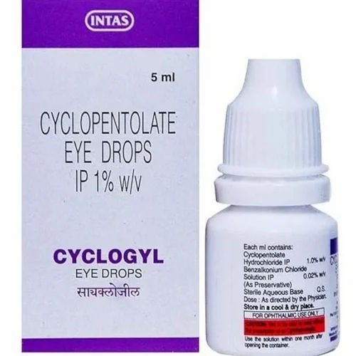 Cyclopentolate 1% Eye Drops — 15ml Bottle (Generic for Cyclogyl®) | CMC Pharmacy Cabo Delivery in Cabo Cyclopentolate 1% Eye Drops — 15ml Bottle (Generic for Cyclogyl®) - CMC Pharmacy Cabo delivery