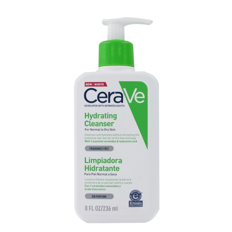 CeraVe Hydrating Facial Cleanser — 236ml Bottle | CMC Pharmacy Cabo Delivery in Cabo CeraVe Hydrating Facial Cleanser - CMC Pharmacy Cabo delivery