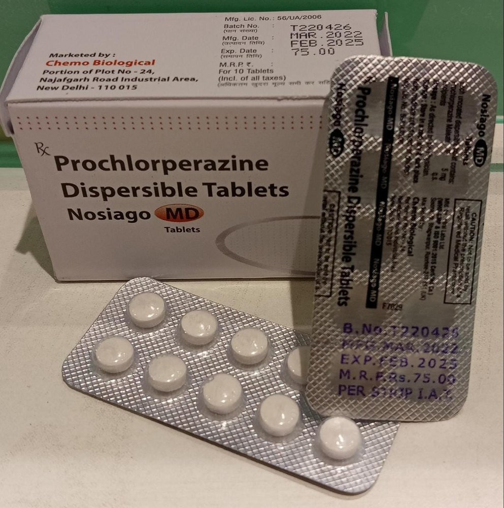 Prochlorperazine 10mg — 30 Tablets (Generic for Compazine®) | CMC Pharmacy Cabo Delivery in Cabo Prochlorperazine 10mg — 30 Tablets (Generic for Compazine®) - CMC Pharmacy Cabo delivery