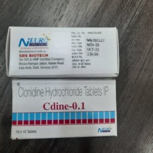 Clonidine 0.1mg — 30 Tablets (Generic for Catapres®) - CMC Pharmacy Cabo delivery