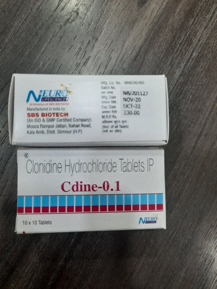 Clonidine 0.1mg — 30 Tablets (Generic for Catapres®) | CMC Pharmacy Cabo Delivery in Cabo Clonidine 0.1mg — 30 Tablets (Generic for Catapres®) - CMC Pharmacy Cabo delivery