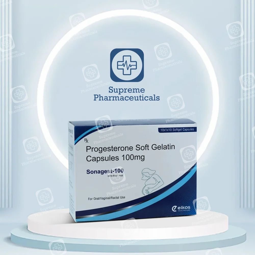 Progesterone 100mg — 30 Capsules (Generic for Prometrium®) | CMC Pharmacy Cabo Delivery in Cabo Progesterone 100mg - CMC Pharmacy Cabo delivery