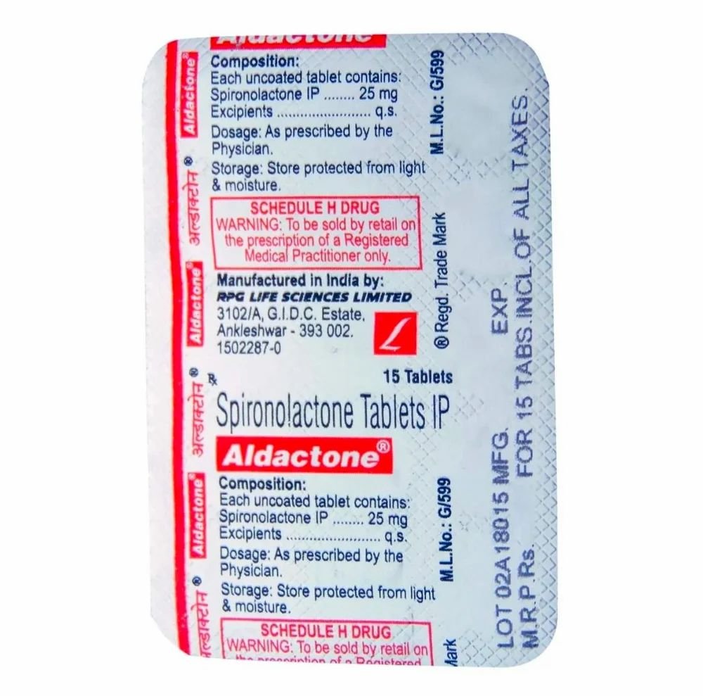 Spironolactone 25mg — 30 Tablets (Generic for Aldactone®) | CMC Pharmacy Cabo Delivery in Cabo Spironolactone 25mg - CMC Pharmacy Cabo delivery