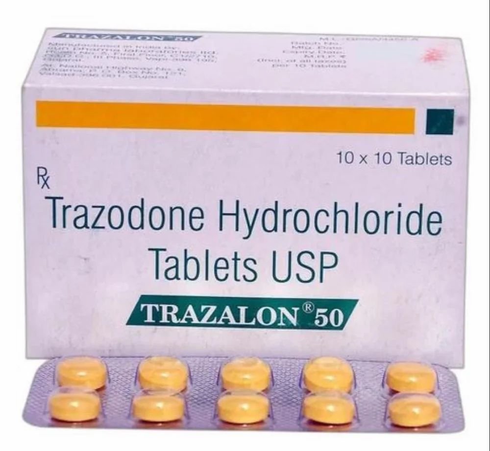 Trazodone 50mg — 30 Tablets (Generic for Desyrel®) | CMC Pharmacy Cabo Delivery in Cabo Trazodone 50mg — 30 Tablets (Generic for Desyrel®) - CMC Pharmacy Cabo delivery