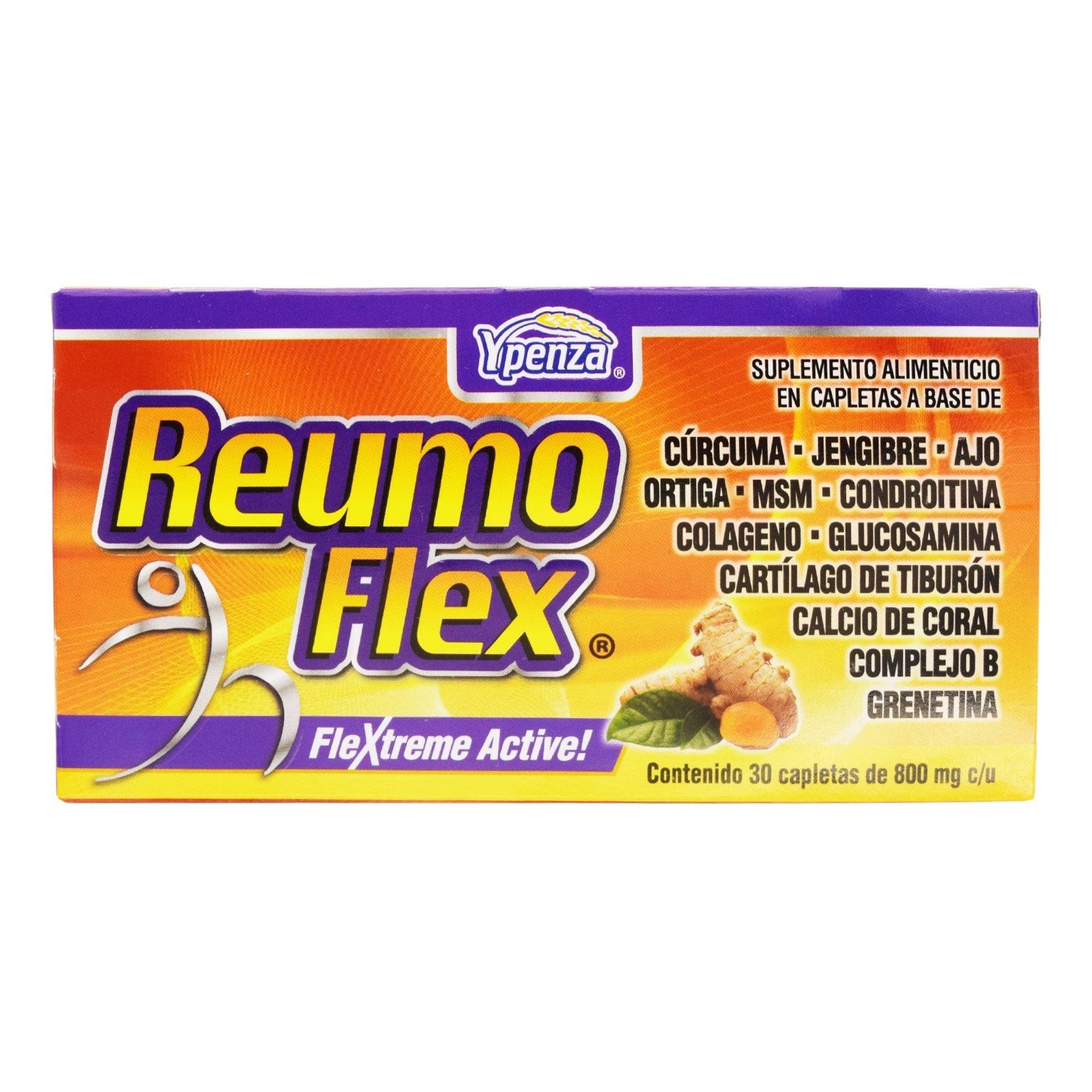 Ypenza Supplement Auxiliar Reumo Flex Reumo Flex Purple 30 Capsules | CMC Pharmacy Cabo Delivery in Cabo Ypenza Supplement Auxiliar Reumo Flex Reumo Flex Purple 30 Capsules