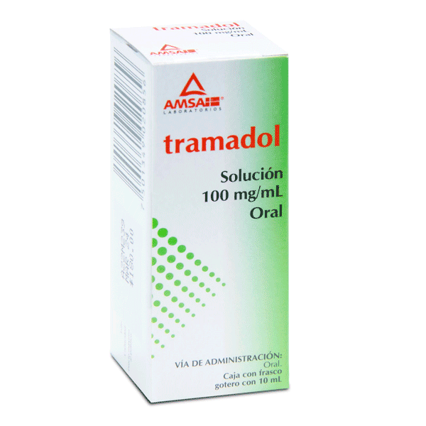 TRAMADOL 100MG/1ML SOLUTION DROPS 10 ML 1 PIECE | CMC Pharmacy Cabo Delivery in Cabo TRAMADOL 100MG/1ML SOLUTION DROPS 10 ML 1 PIECE