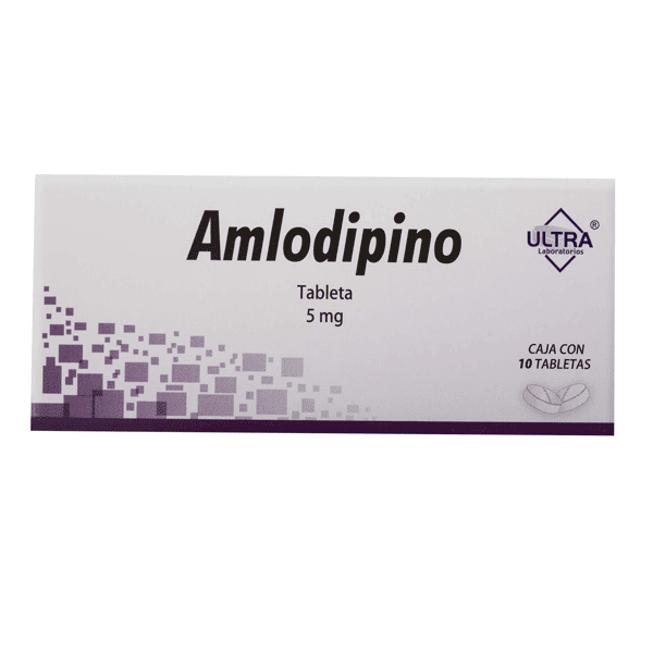 AMLODIPINE 5MG 10 TABLETS | CMC Pharmacy Cabo Delivery in Cabo AMLODIPINE 5MG 10 TABLETS