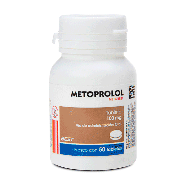 METOPROLOL 100 MG 50 TABLETS | CMC Pharmacy Cabo Delivery in Cabo METOPROLOL 100 MG 50 TABLETS