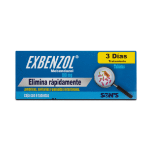 Mebendazole 100 mg 6 tablets