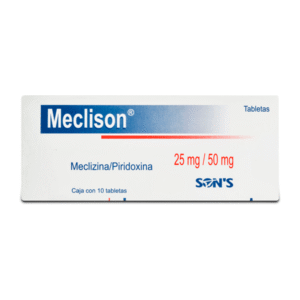 Meclizine / Pyridoxine 25/50 mg 10 Tablets