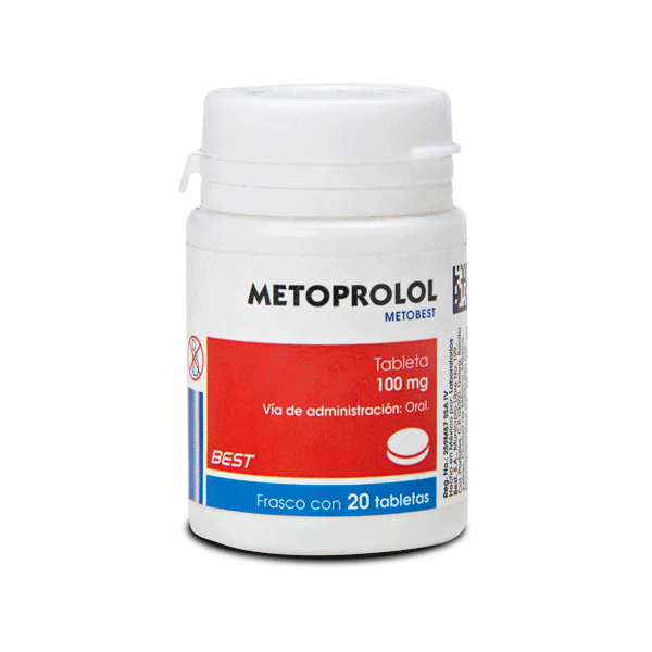 METOPROLOL 100 MG 20 TABLETS | CMC Pharmacy Cabo Delivery in Cabo METOPROLOL 100 MG 20 TABLETS