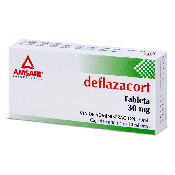 DEFLAZACORT 30 MG 10 TABLETS | CMC Pharmacy Cabo Delivery in Cabo DEFLAZACORT 30 MG 10 TABLETS