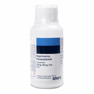 Naproxen/PARACETAMOL 125/100MG/5ML SUSPENSION 100ML
